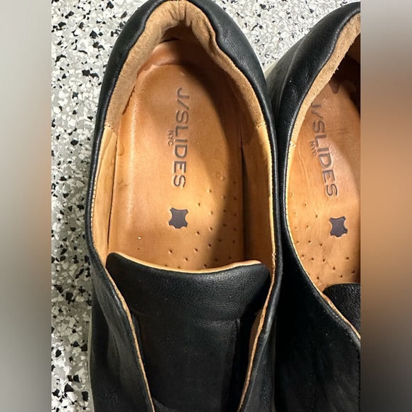 J Slide NYC Black Leather Sneaker - Picture 5 of 6